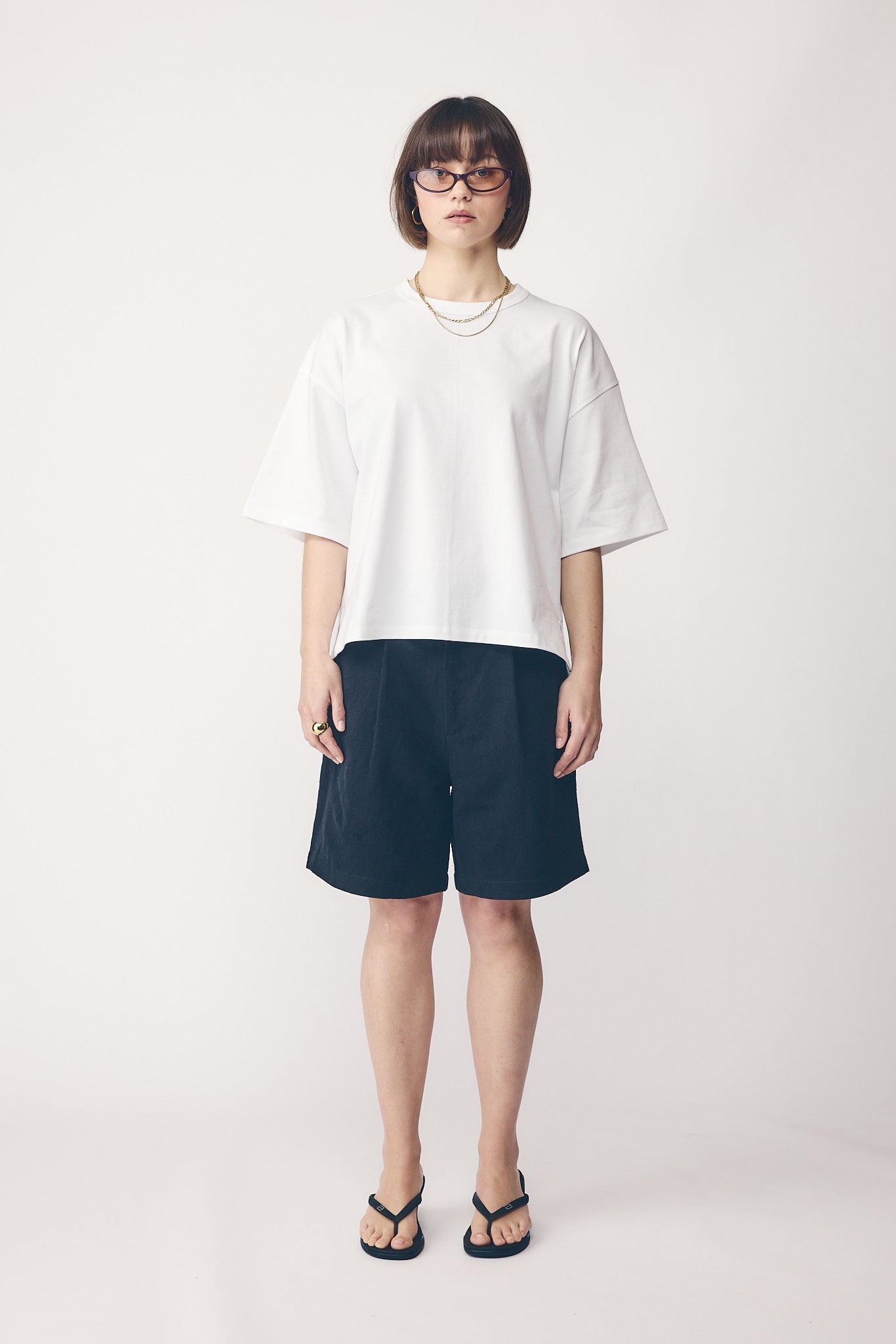 Heavy Boxy Tee, White