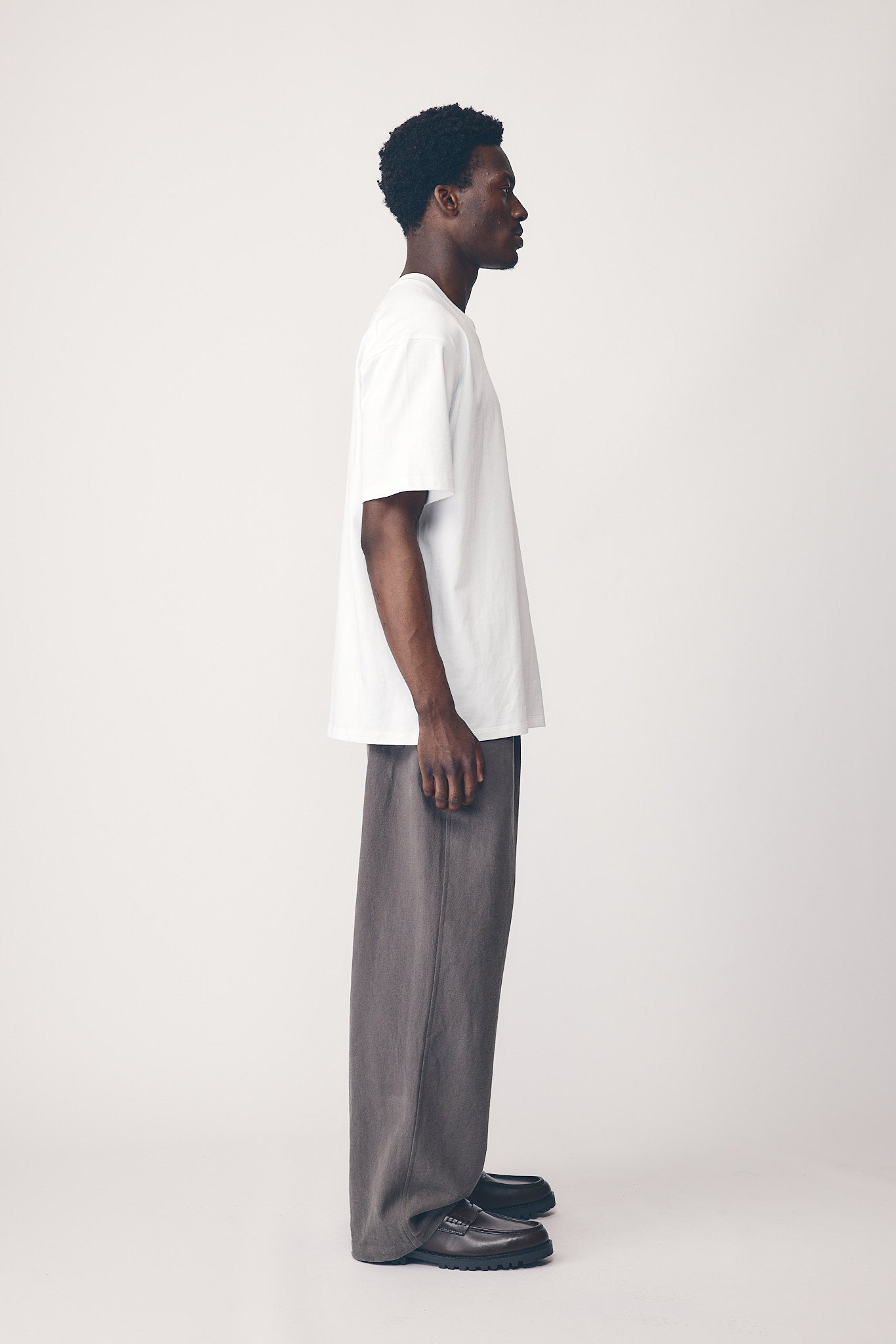 Heavy Jersey Boxy Tee, White