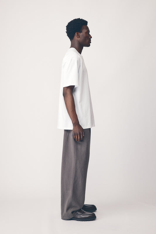 Heavy Jersey Boxy Tee, White