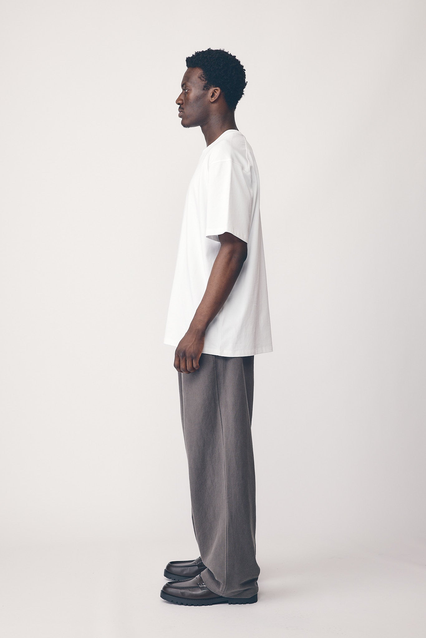 Heavy Jersey Boxy Tee, White