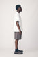 Mens Pleat Front Short, Slate