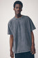 Heavy Jersey Boxy Tee, Vintage Black