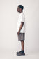 Mens Pleat Front Short, Slate