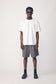 Mens Pleat Front Short, Slate