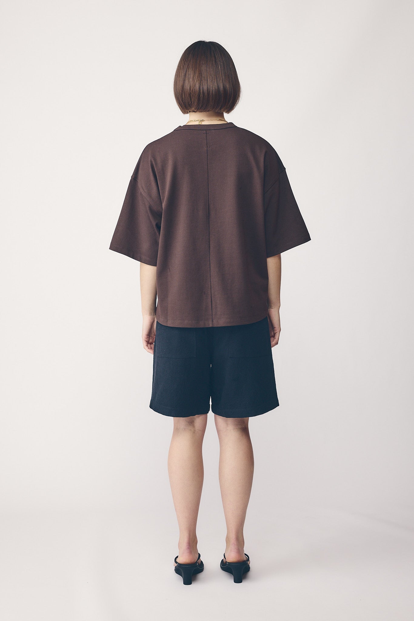Heavy Boxy Tee, Cocoa